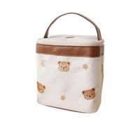 Borsa Per Il Pranzo Termica - Tessuto Oxford 19x17x10 Cm , Piccole Borse Per Il Pranzo Termiche Per Donne , Portapasti Pieghevole Riutilizzabile Da Lavoro E Da Viaggio | Conservazione Degli Alimenti