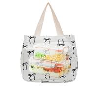 Borsa Per Il Pranzo - Tessuto Isolato Di Grande Capacità, Modello Di Prua Elegante, Design Riutilizzabile Portatile Leggero E Multifunzionale | PROPRIETÀ DEL CAMERIA PER IL CAMPIO DEL CAMPIONE CAMPAGG