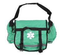 Borsa per il Prime Risponditore di Grande capacità - Sacca di Salvataggio di Emergenza 600D PU Oxford con Spalla Regolabile e Striscia Riflettente, Pronto Soccorso Verde