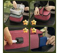 Borsa per il riscaldamento degli alimenti USB, riscaldamento dei pasti del