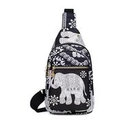 Borsa per il tempo libero in nylon alla moda, Borsa a tracolla con tasche multiple da uomo