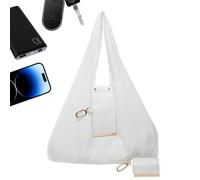 Borsa per il trasporto - Borse pieghevoli alla con portachiavi | Grande borsa da viaggio elegante | Per donne ragazze studenti insegnanti viaggi all'aperto scuola ufficio lavoro picnic gite