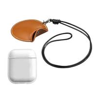 Borsa per il trasporto degli auricolari, piccola custodia per auricolari wireless, design a corda da appendere al collo, facile da pulire per i viaggi