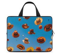 Borsa per il trasporto del computer portatile da 15 pollici cappelli gettati nella borsa del computer per uomo donna borsa del computer borsa messenger per lavoro, cappelli gettati nel, 15 pollici