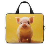 Borsa per il trasporto del computer portatile da 15 pollici Piggy Is Jumping Borsa per computer per uomo donna Borsa messenger per lavoro, Piggy is Jumping, 15 pollici, Piggy is Jumping, 15 pollici