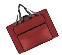 Borsa per il trasporto del tavolo da disegno, resistente all'acqua, custodia per il trasporto di artisti, per pittura su tela, poster, Rosso