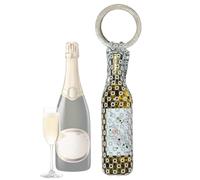 Borsa per il trasporto del vino - Organizer portatile per bottiglie | Borsa per bicchieri con manico in resina | Supporto in rete per picnic, viaggi, feste, eventi, cibo all'aperto, regalo, occasione