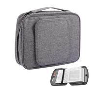 Borsa per il trasporto della Bibbia, borsa per la chiesa impermeabile, con tasche multiple e manico per una facile presa per contenere penne, libri, quaderni e compresse, grigio, vedi descrizione