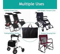 Borsa per il trasporto della copertura della sedia pieghevole 41,7x11x28,3