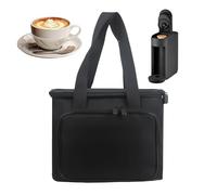 Borsa per il trasporto della macchina da caffè, in tessuto Oxford, con scomparti multipli, borsa per caffè monodose, per scenari aziendali, campeggio, casa, donne e uomini