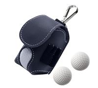 Borsa per il trasporto della maglietta da golf, borsa a banana per la pallina da golf, borsa da golf in pelle, borsa per il trasporto della palla da golf con moschettone per gli amici, fa