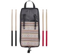 Borsa per il trasporto di bacchette da batteria con bacchette 5A per percussioni e bacchette per batteria da appendere