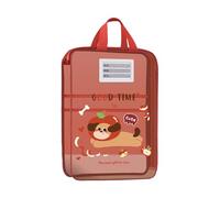 Borsa per il trasporto di documenti multifunzionale organizer per documenti grande capacità borsa per libri portatile per uffici, scuola, viaggi, vedere attraverso la rete directory