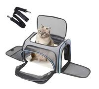 Borsa per il trasporto di gatti | Backpack di chat per cani per cani Pecute Dog | Banca con chat flessibile e materasso per | Accessorio da viaggio ideale per veterinario, aereo e animale