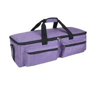 Borsa per il trasporto di macchine fustellate, borsa Oxford grande capacità per attrezzi con tasca per macchina, tappetino portatile per taglio incisione, Viola