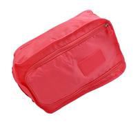 Borsa per il trasporto di scarpe extra large a doppio scomparto con manico ergonomico, materiali impermeabili per stili di vita attivi, grande capacità di archiviazione per scarpe per palestra, rosa