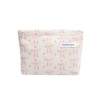 Borsa per il trasporto semplice e di grande capacità, con stampa a fiocco, multiuso, a righe colorate e a righe, per donne, viaggi, lavoro, bianco, 200x170x50MM, Portatile
