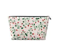 Borsa per il trucco alla fragola per le donne Borse per cosmetici Borsa da viaggio per articoli da toeletta Organizer per il trucco Accessori
