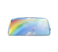 Borsa per il trucco arcobaleno da sogno per donne e uomini, borsa da viaggio per articoli da toeletta, astuccio grande per matite
