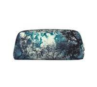 Borsa per il trucco Blue Moon per donna e uomo, astuccio per matite, piccola borsa per cosmetici da viaggio, borse da toilette con cerniera, astucci per penne estetiche, borse portaoggetti alla moda,