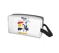 Borsa per il trucco Borsa da viaggio for cosmetici personalizzata Pablo Picasso Ragazza davanti allo specchio for donna, organizer for trucco e articoli toeletta, kit di bellezza(Color03)