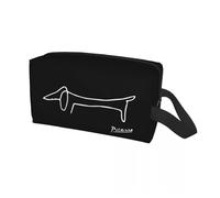 Borsa per il trucco Borsa da viaggio for cosmetici personalizzata Pablo Picasso Ragazza davanti allo specchio for donna, organizer for trucco e articoli toeletta, kit di bellezza(Color08)