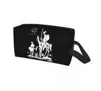 Borsa per il trucco Borsa da viaggio for cosmetici personalizzata Pablo Picasso Ragazza davanti allo specchio for donna, organizer for trucco e articoli toeletta, kit di bellezza(Color06)