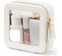 Borsa per il trucco Borsa da viaggio per cosmetici Piccola borsa for il trucco trasparente, organizer for cosmetici, borsa da viaggio impermeabile, borsa for la cura della pelle con cerniera dorata fo