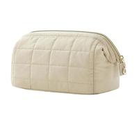 Borsa per il trucco - Borsa da viaggio per trucco portatile | Tote per la toilette cosmetica trapuntata per le donne | Tote da toele da totela multiuso di grandi dimensioni, organizzatore di case este