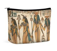 Borsa per il trucco Borsa per cosmetici Borsa per rossetto Borsa con cerniera Donne nell'antico Egitto Stampato Organizer Borsa da toeletta portatile Accessori