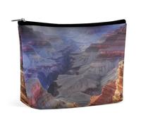 Borsa per il trucco Borsa per cosmetici da viaggio Borsa da toeletta portatile Grand Canyon Borsa da toeletta di grande capacità con cerniera Custodia per l'organizzazione del trucco Custodia da toele