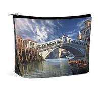 Borsa per il trucco Borsa per cosmetici da viaggio Borsa da toilette portatile per barche a ponte Borsa da toilette con cerniera di grande capacità Custodia per l'organizzazione del trucco Custodia da