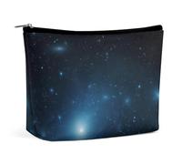 Borsa per il trucco Borsa per cosmetici da viaggio Borsa portatile Stelle nello spazio o nel cielo notturno Borsa da toilette Grande capacità Borsa con cerniera Custodia per organizer per il trucco Bo