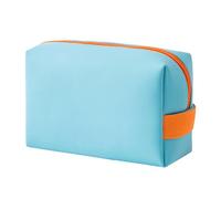 Borsa per il trucco, Borsa per cosmetici da viaggio di grande capacità, Borsa per organizer per trucco in pelle PU unica alla moda, Borsa di stoccaggio portatile di grande