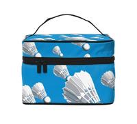 Borsa per il trucco, Borsa per cosmetici grande Borsa da viaggio portatile in pelle impermeabile per donne e ragazze,Volano del fumetto