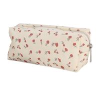 Borsa per il trucco Borsa per il trucco carina ed estetica - Borsa per il trucco portatile per astucci - Organizer per cosmetici da viaggio per pennelli e gadget, beige, Consulte la descripción,
