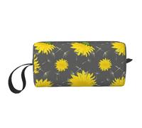 Borsa per il trucco, Borsa per la ricezione Borsa per cosmetici da viaggio Borsa da toilette Borsa per trucco portatile Organizer,Fiore Del Fumetto Del Modello Del Dente Di Leone