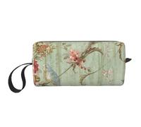 Borsa per il trucco, Borsa per la ricezione Borsa per cosmetici da viaggio Borsa da toilette Borsa per trucco portatile Organizer,La collezione di camere da letto in stile cottage francese Blue Bird
