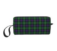 Borsa per il trucco, Borsa per la ricezione Borsa per cosmetici da viaggio Borsa da toilette Borsa per trucco portatile Organizer,Tartan scozzese del clan Sutherland