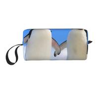 Borsa per il trucco, Borsa per la ricezione Borsa per cosmetici da viaggio Borsa da toilette Borsa per trucco portatile Organizer,Stampa del pinguino