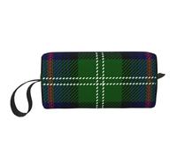 Borsa per il trucco, Borsa per la ricezione Borsa per cosmetici da viaggio Borsa da toilette Borsa per trucco portatile Organizer,Plaid scozzese in tartan scozzese Clan Sutherland