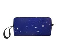 Borsa per il trucco, Borsa per la ricezione Borsa per cosmetici da viaggio Borsa da toilette Borsa per trucco portatile Organizer,Motivo a stelle nel cielo notturno
