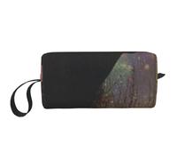 Borsa per il trucco, Borsa per la ricezione Borsa per cosmetici da viaggio Borsa da toilette Borsa per trucco portatile Organizer,Galassia stellata della foresta dei cervi