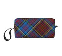 Borsa per il trucco, Borsa per la ricezione Borsa per cosmetici da viaggio Borsa da toilette Borsa per trucco portatile Organizer,Anderson Tartan