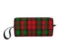 Borsa per il trucco, Borsa per la ricezione Borsa per cosmetici da viaggio Borsa da toilette Borsa per trucco portatile Organizer,Plaid scozzese rosso e verde del clan Kerr