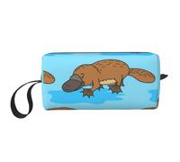 Borsa per il trucco, Borsa per la ricezione Borsa per cosmetici da viaggio Borsa da toilette Borsa per trucco portatile Organizer,Ornitorinco divertente australiano