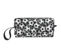 Borsa per il trucco, Borsa per la ricezione Borsa per cosmetici da viaggio Borsa da toilette Borsa per trucco portatile Organizer,Mucchio Di Palloni Da Stampa