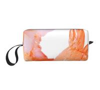 Borsa per il trucco, Borsa per la ricezione Borsa per cosmetici da viaggio Borsa da toilette Borsa per trucco portatile Organizer,Gamberetti golosi