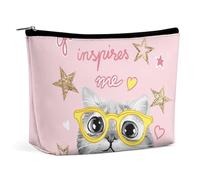 Borsa per il trucco, borse cosmetiche personalizzate per le donne, Amore, 7.3cm L x 15cm W x 5.9cm H, Astuccio per trucchi