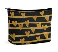 Borsa per il trucco, borse cosmetiche personalizzate per le donne, Amore Vintage, 7.3cm L x 15cm W x 5.9cm H, Beauty case